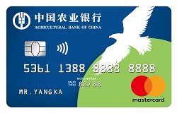 农业银行留学信用卡(万事达)(银联卡)